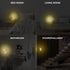 SATONA Mushroom Night Light, Night Light Plug in Wall Lamps for Bedroom with Auto Light Sensor, for Kids Room