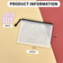 Vuzvuv A5-22 PCS Mesh Zipper Pouch Set, 9.49"x 7.09", Document File Folders with Label Sticker for Storage