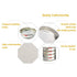 f10×4.5cm 400 Mesh 304 Stainless Lab Sieves, Economy Test Sieve with 304 Stainless Steel Wire Cloth