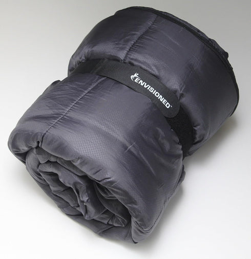 ENVISIONED Reusable Cinch Straps 2" x 40" - 6 Pack, Quality Hook and Loop Securing Straps (Black)