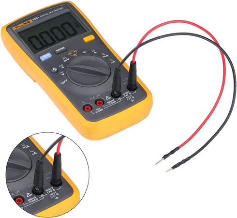 Banana Plug Jumper Wires Kit, 16pcs 4mm Stackable Breadboard Jumper Test Lead, Male to Female for Electrical Testing