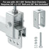 4 Pack Channel Trolley Track Support Hanger Bracket for 1-5/8" Strut Channel, Heavy-Duty Steel Support Bracket