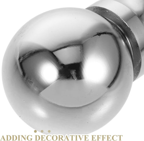 Angoily Ball Lamp Finial Cap Knob for Lamp Shade Top,Solid Lamp Finial Screw Finial for Table or Floor Lamps Harp