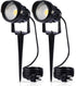 Outdoor Landscape Lighting 10W,120V AC,Warm White Waterproof LED Landscape Lights for Yard,Patio,Lawn,