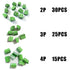 70PCS 2P 3P 4P 2.54mm/0.1inch Terminal Block Connector, PCB Mount Screw for Arduino and Home Electronics Projects 26-18AWG Cable