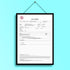 Binditek 40 Pack Clear Report Covers with Sliding Bars, Black, 9mm Sliding Bar File Folder Binder, 50 Sheet Capacity,