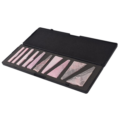 kimllier 10Pcs Angle Gauge Block Set, Steel Gauge Block Machinist Tool 1 to 30 Degree with Box, Accuracy