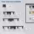 1-Light Dalouguan Bathroom Vanity Light, Black Modern Bathroom Lighting Fixtures with Clear Glass Shade, Farmhouse Wall
