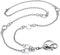 Lanyards for ID Badges - Fashionable Stainless Steel Necklace, Detachable Neck Lanyard for Teachers, Doctors, and Nurses
