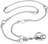Lanyards for ID Badges - Fashionable Stainless Steel Necklace, Detachable Neck Lanyard for Teachers, Doctors, and Nurses