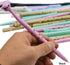 Maydahui 12 PCS Elegant Cat Shape Rollerball Pens, Cute Kawaii Animal Pen with Black Gel Ink for Girls School Office
