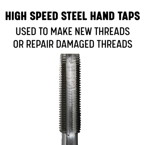 Drill America High Speed Steel Plug Tap, 7/16"-27 UNS, Pack of 1