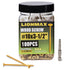LIONMAX Deck Screws 3-1/2 Inch, #10 x 3-1/2", 100 PCS, Rust Resistant, Outdoor Epoxy Coated Screws