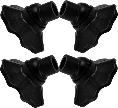 PRETYZOOM 4pcs Camping Chair Leg Protectors, Non-Slip Anti-Sink Webbed Foot Caps, 16mm