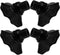 PRETYZOOM 4pcs Camping Chair Leg Protectors, Non-Slip Anti-Sink Webbed Foot Caps, 16mm