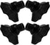 PRETYZOOM 4pcs Camping Chair Leg Protectors, Non-Slip Anti-Sink Webbed Foot Caps, 16mm
