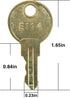 6PCS E114 E-114 Paper Towel Dispenser Keys for Toilet Paper Dispenser Toilet Tissue Dispensers & Soap Key Bob