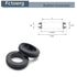 Fctoerg Grommets, 12Pcs Grommets 1-3/16" Rubber Electric Cable Protector Rubber Ring Wiring for Firewall Hole Plugs
