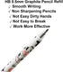 Maydahui 12Pcs Cartoon Milk Cow Eternal Pencils - Retractable HB 0.5mm Cow Print Everlasting Pencils