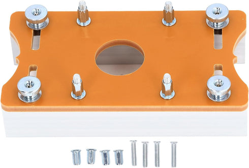 Trimming Machine Slotted Bracket for Woodworking, 2 in 1 Invisible Fastener Slotting Locator, Aluminum Alloy Router