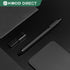 Kaco 10 Pieces Ballpoint Pens, PURE Black Ink, 1.0mm Medium Point, 10-Count Pack for Office Supplies