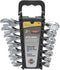 Titan 17373 7-Piece Stubby Combination Wrench Set 12-Point SAE