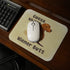 Guess What Wiener Dog Butt - Dachshund Funny Low Profile Thin Rubber Mouse Pad