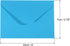 PATIKIL Mini Envelopes, 50 Pack Mini Gift Card Business Card Envelope for Greeting Weddings, Blue by PATIKIL