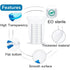 30 PCS 60mm Plastic Petri Dish with Lids, Sterile, Includes 10PCS 10uL Inoculation Loops