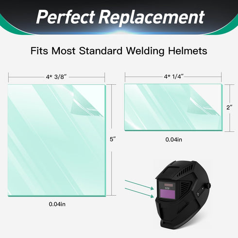 INEFARO 20 770237 231921 10 10 299616, PCS & Replacement Lens Combo for Performance Series Welding Helmet, Includes