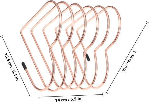 Cabilock Heart-Shaped Retractable Iron Bookend Desk Book Holder Elastic Book Organizer for Student Study and Office Use