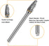 Carbide Burr Set, 10 PC Die Grinder Bits, 1/8" Shank Rotary Tool Accessories for Wood Carving