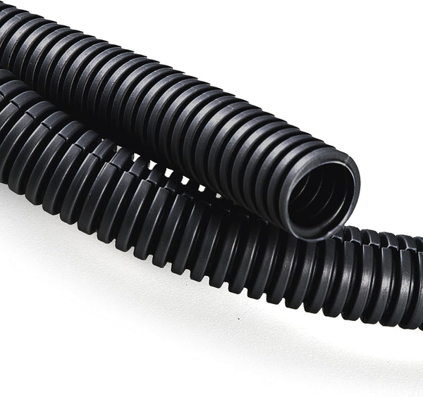 ZhiYo 20FT 1/2” Wire Loom Split Tubing, High Temperature Heat Resistant, Black