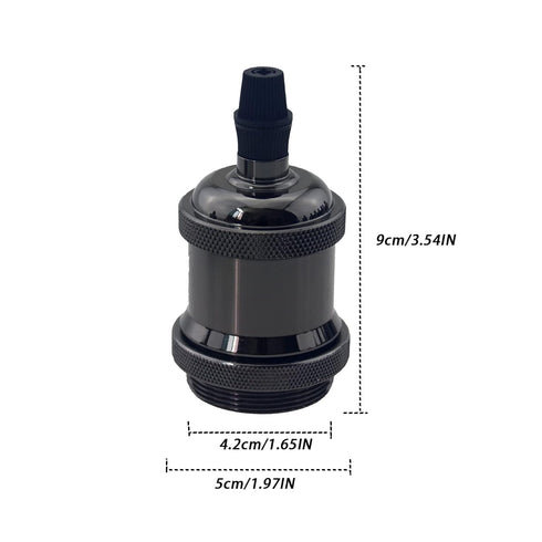 5pcs E26 Bulb E26 E27 Bulb Bulbs 5pcs) REXTiN Vintage Lamp Socket Pendant Socket Vintage Holders Ceramic for DIY