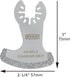 XXGO 4 Pcs Oscillating Multi Tool Diamond Segment Swing Semi Circle Grit Grout Saw Blades XG4002D