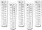 4oz Graduated Cylinder - Heat & Chemical Resistant, Multipurpose Measuring Cylinder, 5 Pack with Measurements