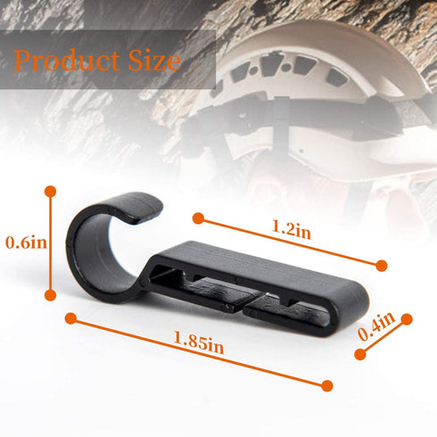 Hard Hat Light Clips, Headlamp Accessory Clips for Hardhats