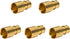 5-Pack 1/2" PEX-A x 1/2" Female Sweat Adapter Expansion PEX-A F1960 Brass Plumbing Fitting for Copper Pipe