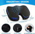 Generic Tailbone Memory Foam Seat Cushion for Office Chair, Car, Airplane, Bleachers Orthopedic Chair Cushions