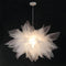 17.7 Inch Stacked Tulle Pendant Light, Modern Style Fabric Hanging Light, Pendant