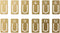 Midori Brass Clip - Number (43080006)
