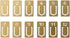 Midori Brass Clip - Number (43080006)