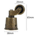 Swivel Caster Wheels, Polished Antique Cup Type Casters, Solid Brass High Load Capacity Universal Furniture Casters for