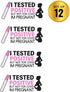 Set 12 I Tested Positive But Not for Covid | I'm Pregnant| Pregnancy Reveal Party Water Bottle Labels |