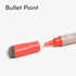 Set 12 U Brands Bold Tip Liquid Glass Whiteboard Markers with Eraser for Glass Boards, Dry Erase Boards, and Chalk