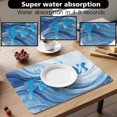 Generic 27.6"x19.7" Gifts for Dad from Daughter Desk Mat Multifunctional Table Pad Protector, Waterproof Vanity