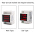 Multi-functional Digital Voltmeter Ammeter Power Meter, Din Rail Voltage Current Power Tester, 100A (AC 80-300)