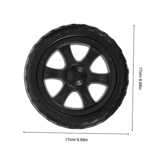 2pcs CHILDWEET Folding Grocery Cart Wheels Heavy Duty Rolling Cart Accessories for Supermarket Use Easy Installation