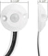 12V Bulbs(White) Facon DC PIR Motion Sensor Switch, Use with Strip Lights, LED Lights, Incandescent and Halogen