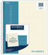 Cambridge Business Notebook, 11" x 8.5", 70 Sheets, Quad Ruled, Wirebound, Ivory Paper (06194)